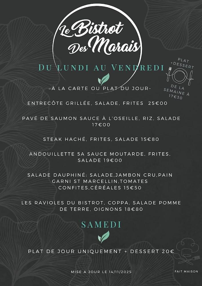 Le Bistrot Des Marais - Menu Image 1