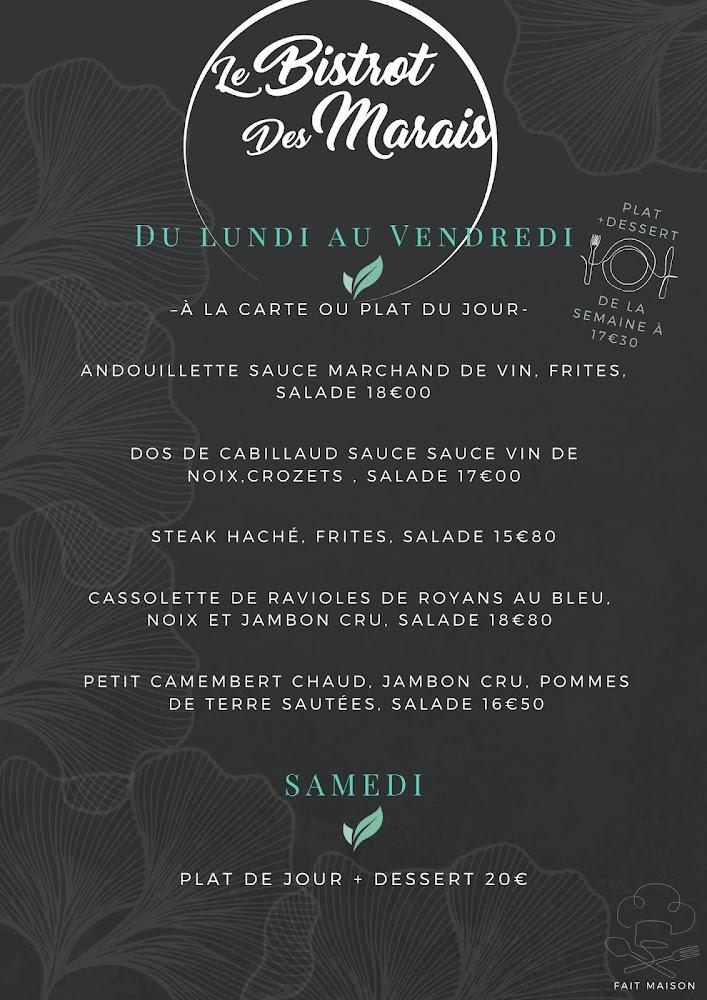 Le Bistrot Des Marais - Menu Image 2