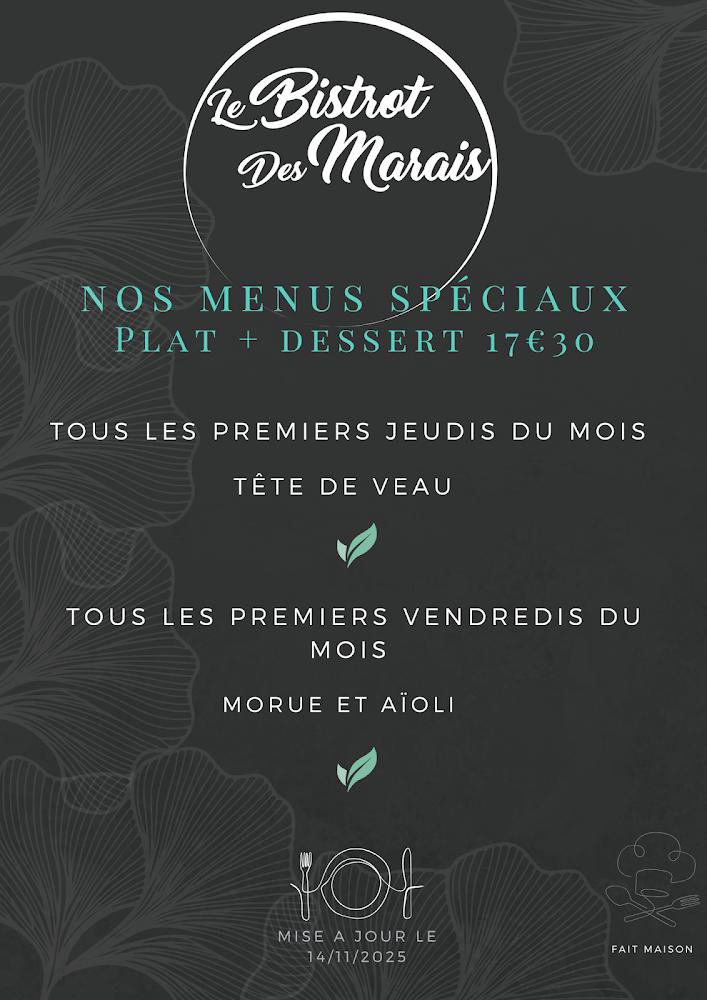 Le Bistrot Des Marais - Menu Image 3